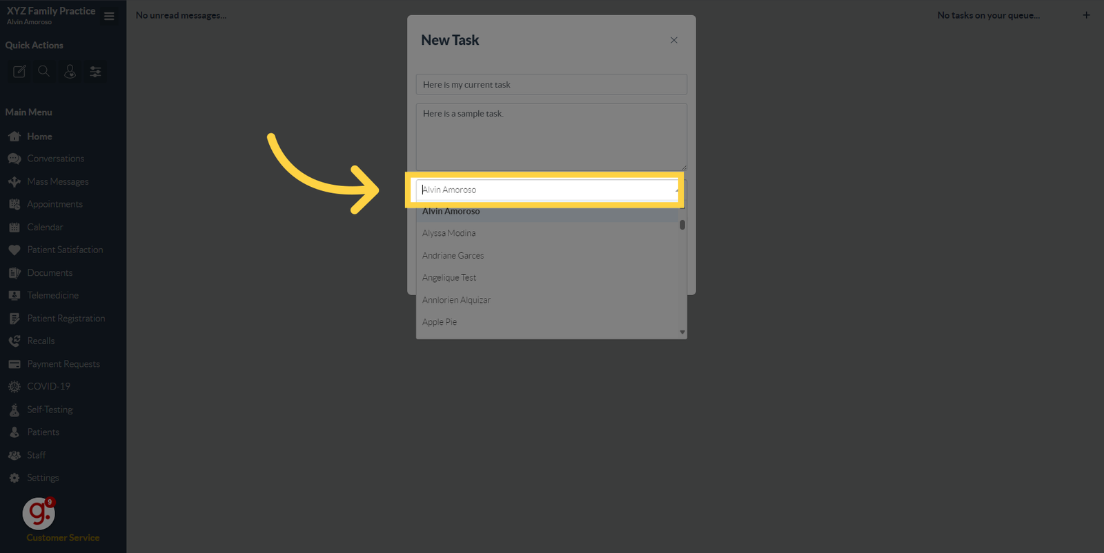 Create a Task