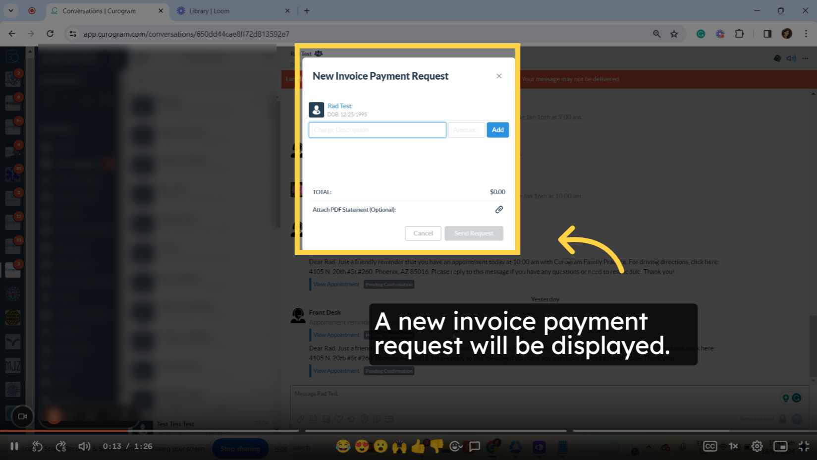 This pop-up will be shown.