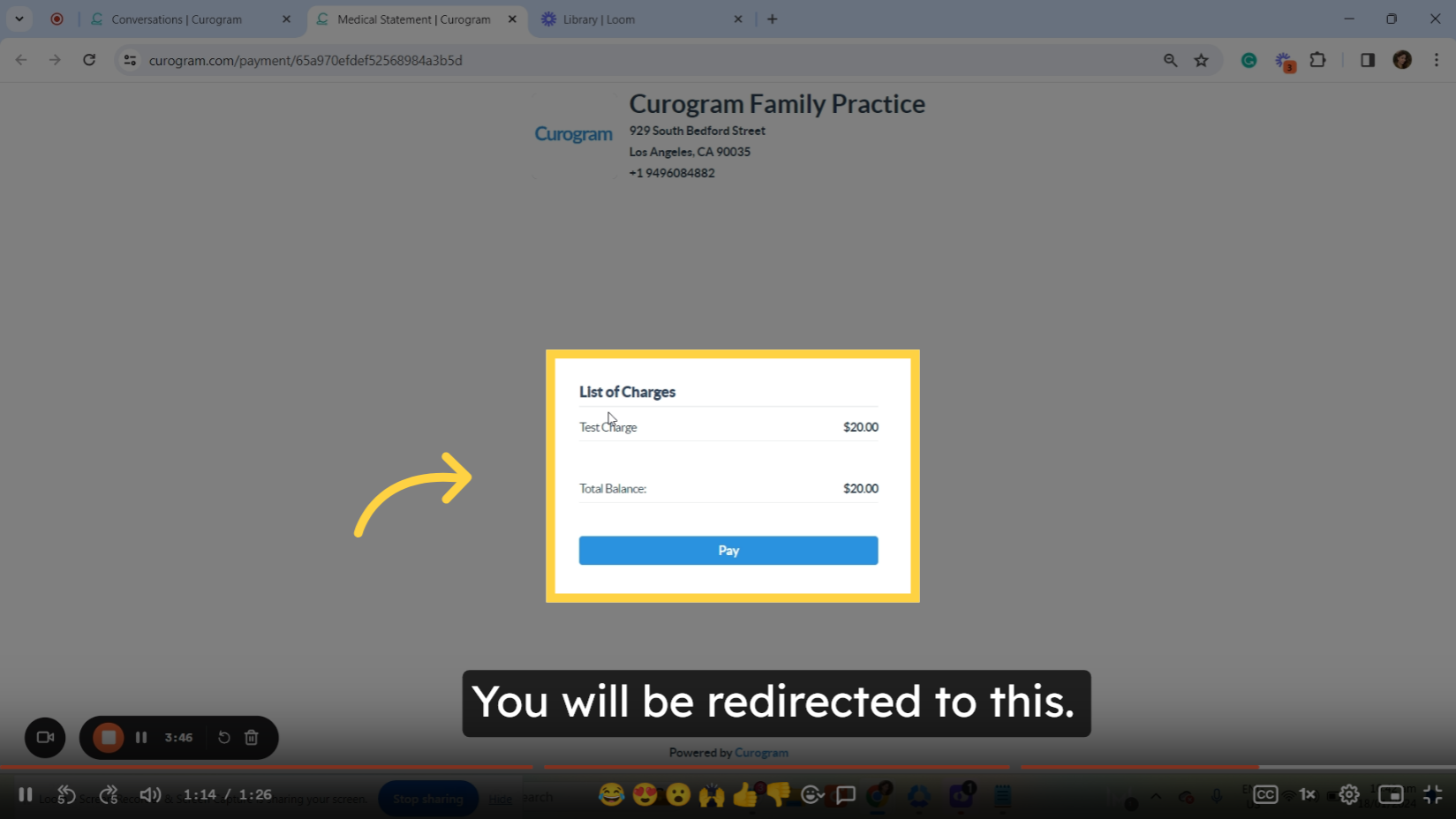 Click the verify button.