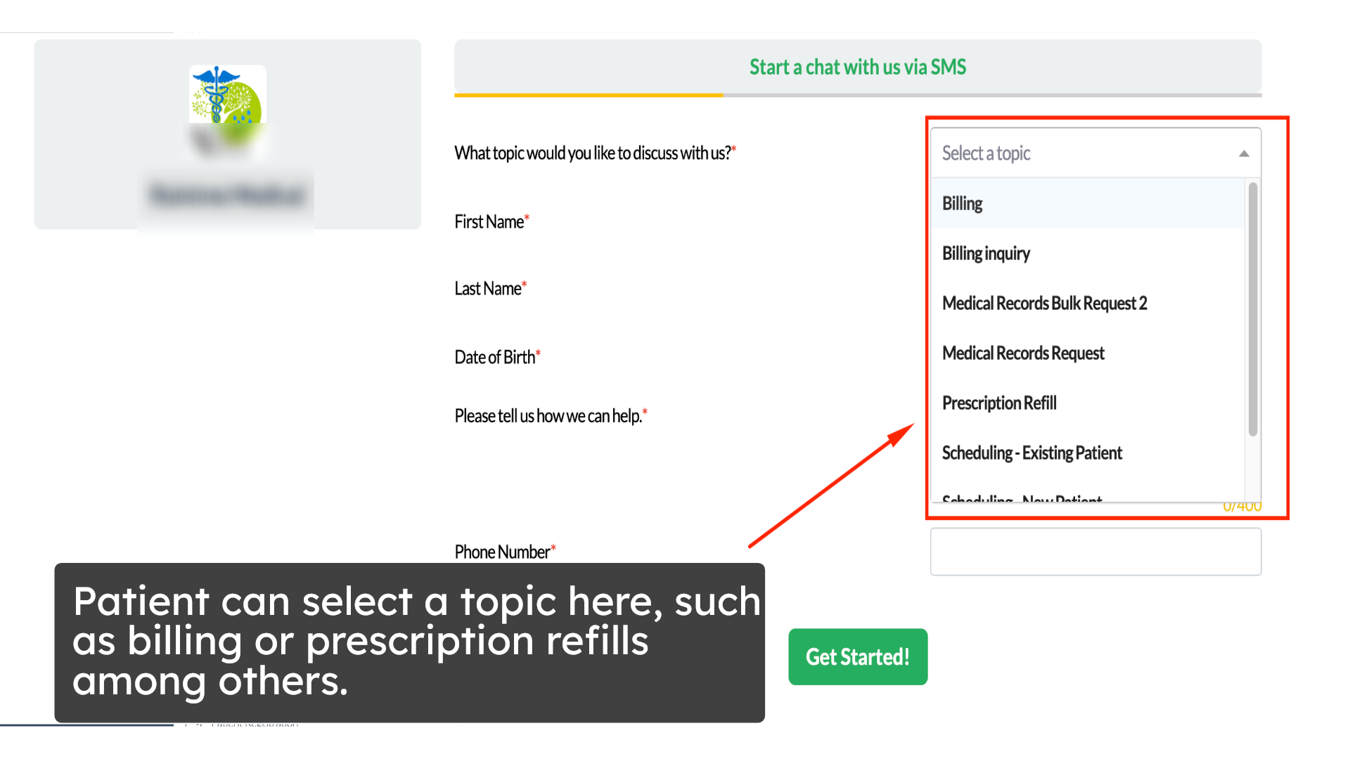 Click 'Public URL https://staging.curogram.com/online-requests/65ddf7edb22b3a04a1500fe2'